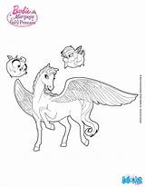 Pegasus Caballo Coloriage Mariposa Alado Hellokids Catania Hadas Sylvie sketch template