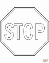 Stop Sign Coloring Pages Usa Printable sketch template