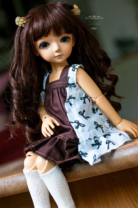 cute curly hairs joint dolls