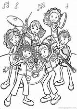 Coloring Pages Girls Girl Groovy Music Coloriage Hot Staff Band Colorier Dessin Kinra Kids Musique Printable Book Musical Imprimer Colouring sketch template