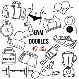 Doodles Gymnasium Hobby Clipground sketch template