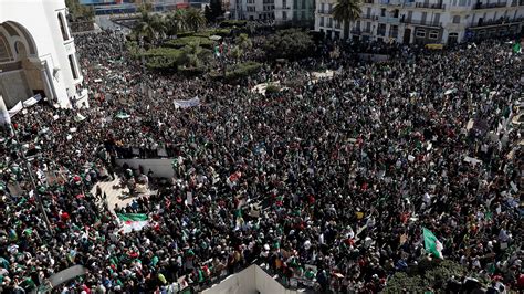 Algerians Stage Largest Protest Yet Rejecting President’s Offer The
