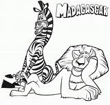 Madagascar sketch template
