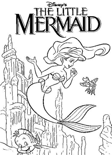 mermaid coloring pages  coloringkidsorg