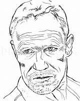 Dixon Merle Colouring Rooker Dragoart Daryl sketch template