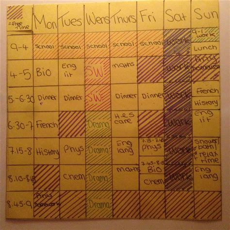 revision timetable  jan  inspired   pin