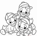 Coloring Disney Pages Huey Louie Dewey Printable Ducktales Duck Colorare Da Disegni Sheets Cartoon Colouring Quo Qua Qui Loui Color sketch template