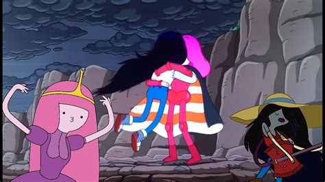 The Princess Bubblegum And Marceline Kiss Adventure Time