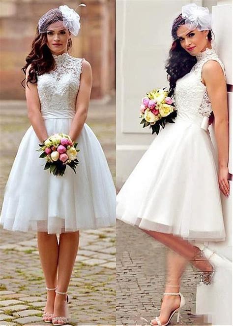 knee length wedding dress  lace appliques knee length wedding dress wedding dresses lace