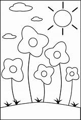 Coloring Preschool Flowers Pages Planting Kidspressmagazine Now Sketch Kids Template Outdoor Time sketch template