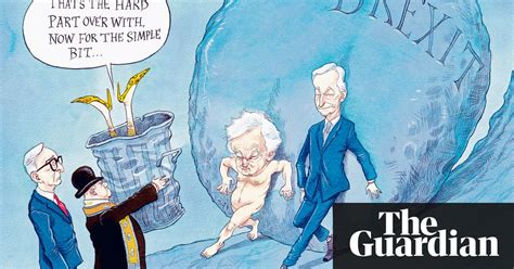 treacherous brexit climb lies  cartoon opinion  guardian