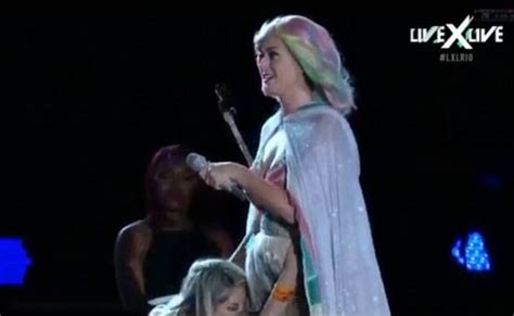 katy perry fan gropes singer s boobs and kisses her on stage mid