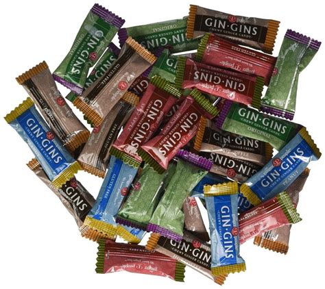 ginger people gin gins chewy ginger candy  flavor variety