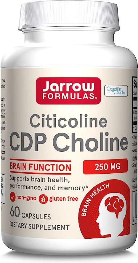 jarrow formulas citicoline cdp choline mg  capsules buy