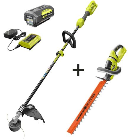 Ryobi 40 Volt Lithium Ion Cordless Attachment Capable String Trimmer