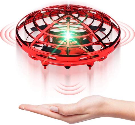 flying toys boys toys hand operated flying ball drone kids toys   speeds led light mini