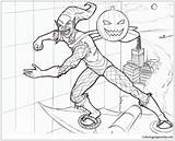 Goblin Coloring sketch template
