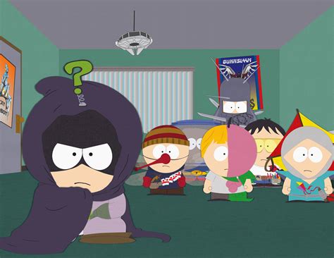 Mysterion South Park Archives Cartman Stan Kenny Kyle