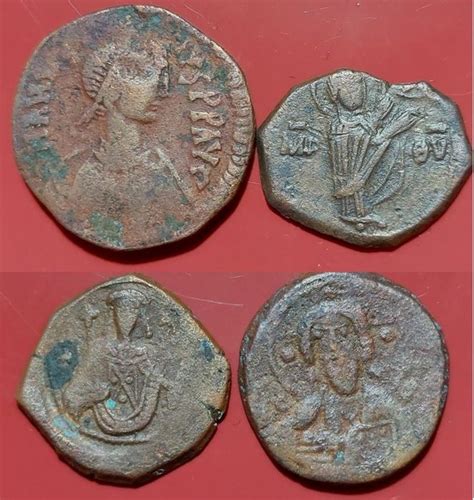 byzantijnse rijk lot   ae coins  isaac ii angelos catawiki