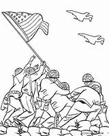 Coloring Honor Medal Veterans Pages Getcolorings sketch template