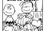 Coloring Pages Thanksgiving Charlie Brown Getcolorings Color sketch template