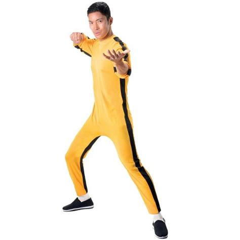 bruce lee bruce lee yellow jumpsuit adult costume target