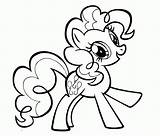 Coloring Pie Pinkie Pages Pony Popular sketch template