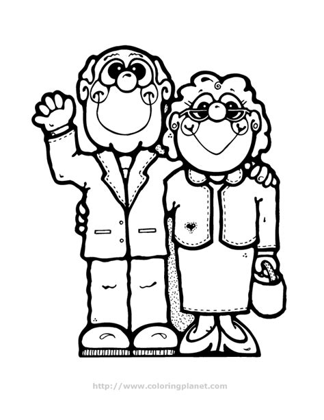 grandparents coloring page coloring pages cartoon coloring pages