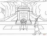 Unknown Tomb Soldier Coloring Pages Drawing Dot Paper sketch template