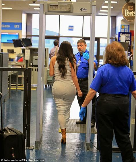 photos kim k and her fine self spotted going through airport security