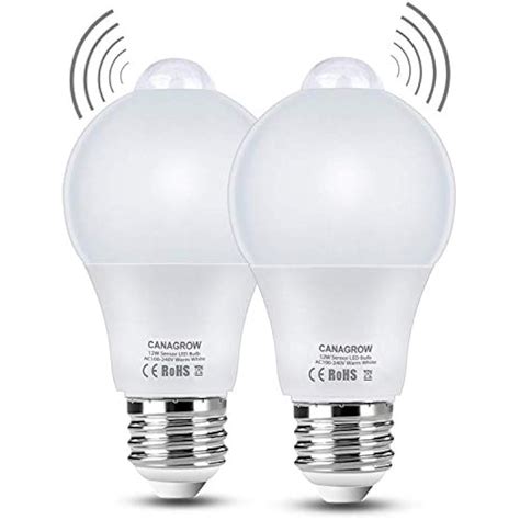 motion sensor led bulbs light bulb   watt equivalent dusk  dawn pir ebay