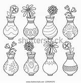 Vases Colorless sketch template