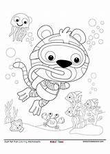 Scuba Kidzezone sketch template