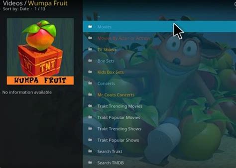 how to install wumpa fruit kodi add on with screenshots whyingo kodi tutorials