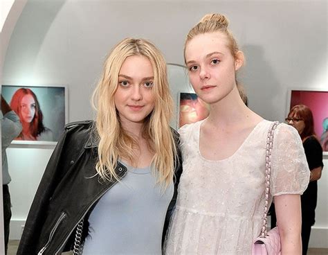 elle and dakota fanning from famous celebrity sisters e news
