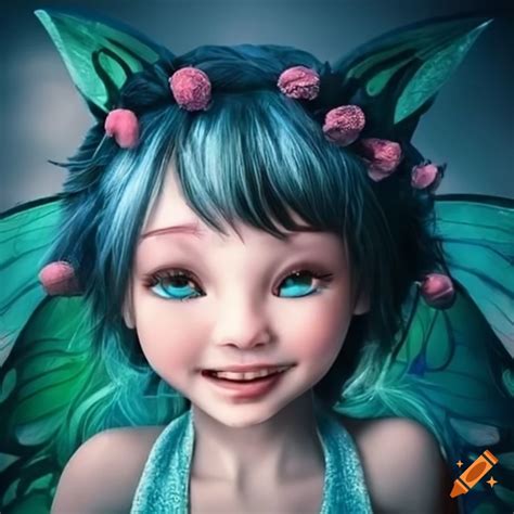 smiling fairy girl  craiyon