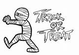 Coloring Treat Trick Pages Mummy Template Printable Horton Hatches Egg Getcolorings Color sketch template