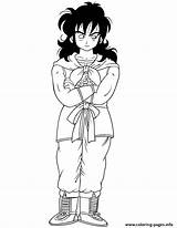 Yamcha Ball Coloring Dragon Character Pages Printable Color sketch template
