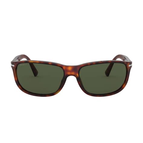 men s oval wrap sunglasses havana green persol touch of modern