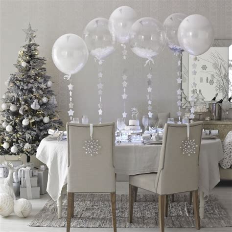 stunning silver white christmas tree decorations