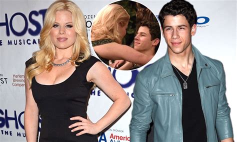 nick jonas dating megan hilty romance between the pair