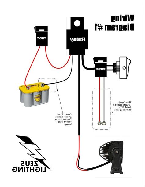 light bar wiring diagram  relay