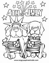 July 4th Coloring Pages Happy Disney Printable Color Adults Sheets Kids Adult Flag Getdrawings Wishes Animal Fireworks Choose Board Messages sketch template