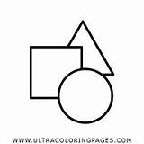 Coloring Pages Shapes Square sketch template