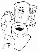 Outhouse Toilet Potty sketch template