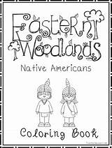Eastern Coloring Woodland Pages Indians Native Woodlands Worksheets Preschool Template Americans sketch template