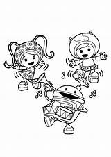 Coloring Pages Team Umizoomi Printable Celebrating Mermaid Nick Toddler Jr Princess Getcolorings Parentune Template Beat Band sketch template