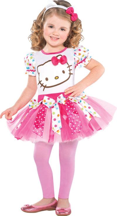 girls pink hello kitty costume party city