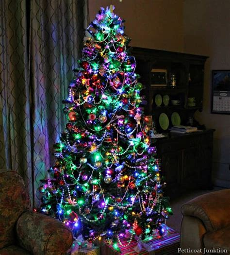 clear  multi color christmas tree lights    petticoat junktion