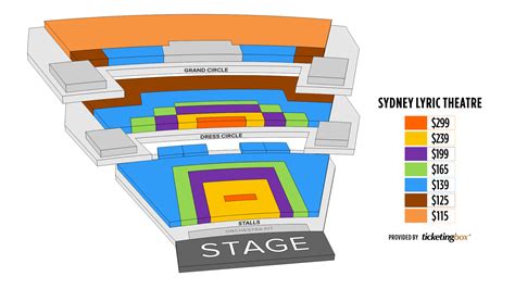 sydney sydney lyric theatre seating chart